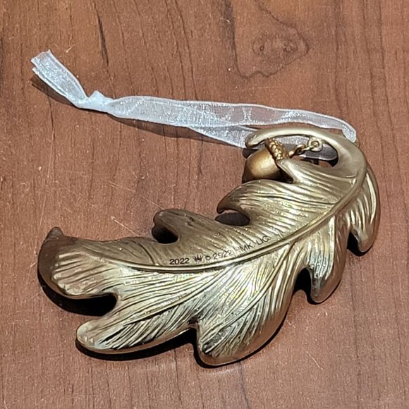 Hallmark Christmas Ornament A New Season Metal Leaf 2022 - Picture 8 of 11